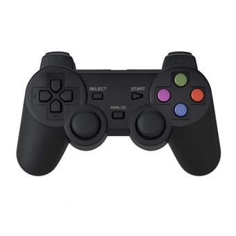 Comando Sem Fios LEHUAI LH-988C | 2.4G com Vibração – Compatível PC, PS2, PS3 | Preto - 1