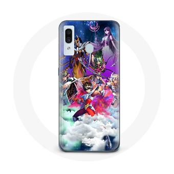 Capa Maniacase para Samsung Galaxy A40 Les Cavaloiers Du Zodíaco Anime Culte Saint Seiya Anime - 1