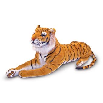 Tigre Melissa & Doug Tiger | Laranja, Branco - 1