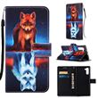 Capa Magunivers PU + TPU Impressão Padrão com Apoio Raposa para Samsung Galaxy Note 10/Note 10 5G