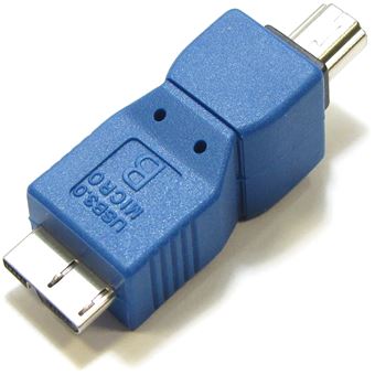 Adaptador BeMatik USB 3.0 para USB 2.0 Micro USB B Macho para Mini USB a Macho - 1