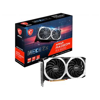 Placa de Vídeo MSI MECH RX 6600 2X 8G | Prateado - 1
