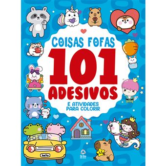 101 Adesivos Atividades E Desenhos Para Colorir Coisas Fofas - 1