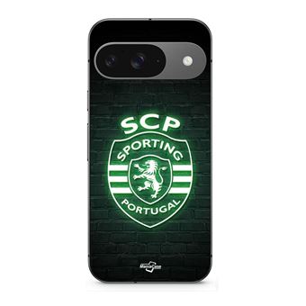 Capa Maniacase para Google Pixel 9 | SCP SPORTING PORTUGAL FUNDO PRETO BRILHANTE - 1