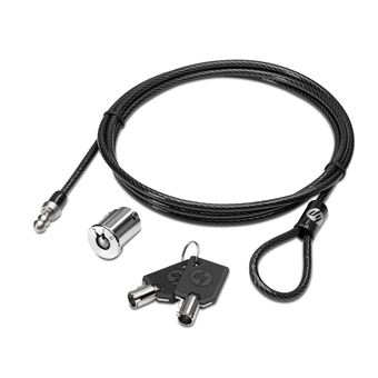 Cadeado Antirroubo HP Master Keyed Docking Station Cable Lock | Preto - 1