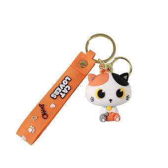 Porta-Chaves I-Total Gato Laranja - 1