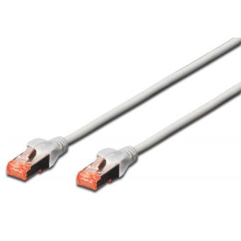 cabo de rede Ewent EW-6SF-100 10m Cat6 S/FTP (S-STP) Cinzento - 1