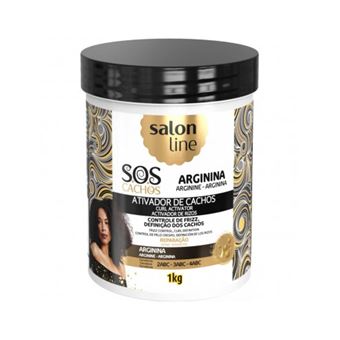 SOS Ativador de Cachos Salon Line Arginina Reparação | 1kg - 1