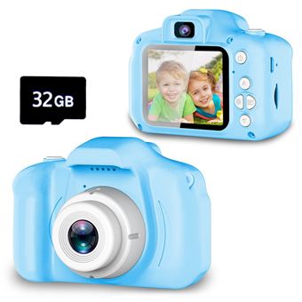 Máquina Fotográfica Infantil Compacta LKC X2 | 2'' | 13MP | 32G - Azul - 1