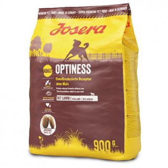 Ração seca para cão adulto médio/grande Josera Optiness | Borrego | 900 g - 1