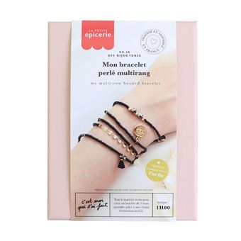 Kit Diy Bijouterie La Petite Epicerie | A Minha Pulseira com Missangas Multivolta Preto - 1