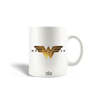 Caneca Maniacase com o logótipo dourado da Mulher Maravilha - 1