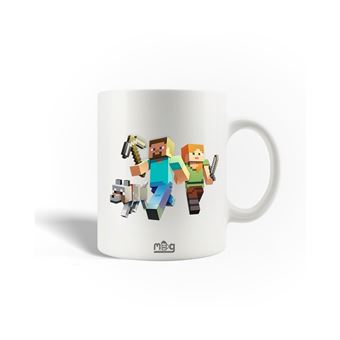 Caneca Maniacase Minecraft Alex e Steve - 1