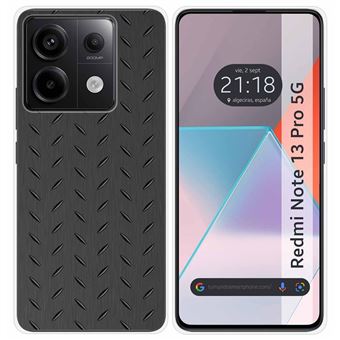 Capa Tumundosmartphone de silicone para Xiaomi Redmi Note 13 Pro 5G Desenhos de design de metal - 1