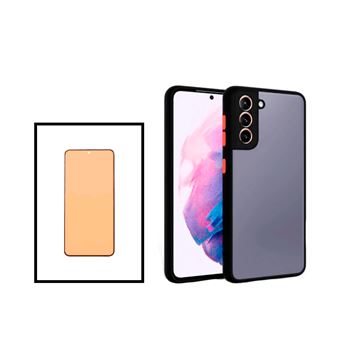 Kit Phonecare Capa Anti Choque Camera Protection + Vidro Temperado CeramicGlass para Samsung Galaxy S22+ Plus 5G - Preto - 1