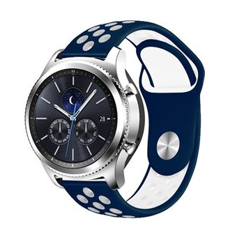 Bracelete Desportiva G4M para Amazfit GTR 3 - 47mm - Azul Escuro / Branco - 1
