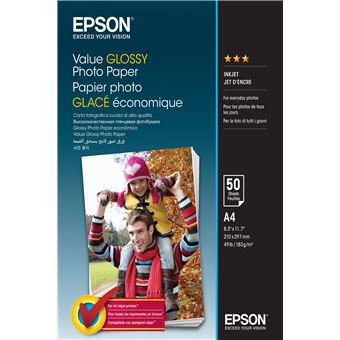 Papel Fotográfico Epson Value Glossy Photo Paper - 1