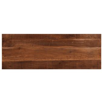 Tampo de Mesa Retangular vidaXL | 140x60x2,5cm | madeira recuperada maciça - 1