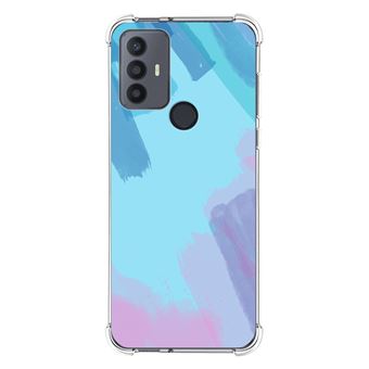 Capa Tumundosmartphone de silicone anti-choque para TCL 30 SE / 30E / 306 4G design aquarela 10 desenhos - 1