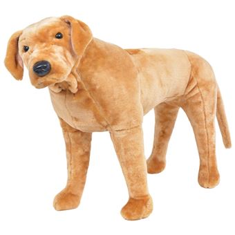 Cão Labrador de Peluche vidaXL Castanho Claro XXL - 1