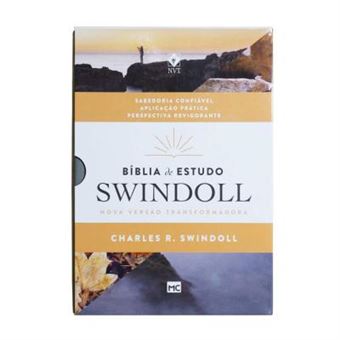 Bíblia de Estudo Swindoll. Nvt - Capa Petra - 1