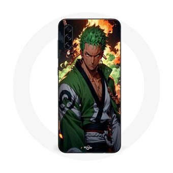 Capa Maniacase Para Samsung Galaxy A50 | One Piece Zoro Manga Anime Arte 3D - 1