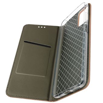 Capa Avizar para Motorola Moto E22 / E22i Aba Magnética Porta-Cartões Suporte Rose Gold - 1