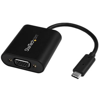 Adaptador Gráfico Usb StarTech.com CDP2VGASA | Preto - 1