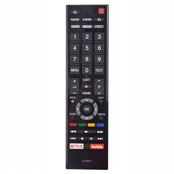 Controlo Remoto Dishiqing para Toshiba LED Smart TV 49L5865 55U5865 49L | Preto - 1