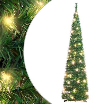 Árvore de Natal Artificial pop-up com 50 Luzes LED | 120 cm | verde - 1