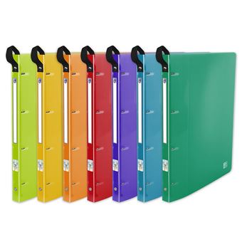 Argola para Capas Oxford 400015264 | Azul, Verde, Azul menta, Laranja, Roxo, Vermelho, Amarelo, Turquesa - 1