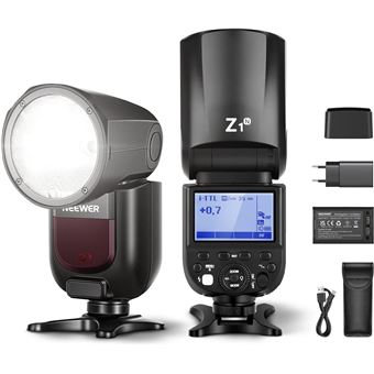 Flash Neewer Z1 Cabeça Redonda | Bateria TTL para Câmaras Nikon - 1