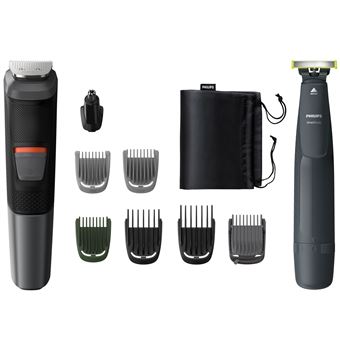 Máquina de Cortar Cabelo Philips MULTIGROOM Series 5000 Multigroom series 5000 MG5720/90 10-em-1, rosto, cabelo e corpo | Cinzento - 1
