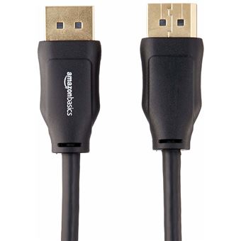 Cabo Displayport AmazonBasics Q8IW_1 | Preto - 1