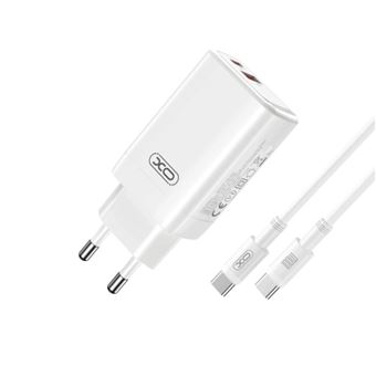 Base de Carga 65W + Cabo 100W USB-C XO CE17 PD | Branco - 1