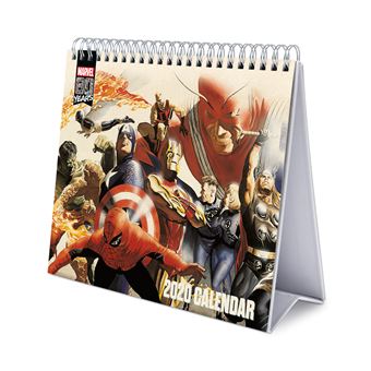 Calendário de Escritório Deluxe 2020 Grupo Erik Marvel Comics