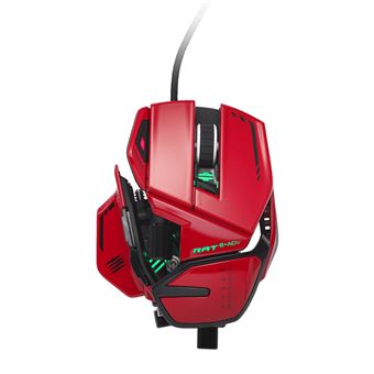Rato Gaming com Fios Mad Catz R.A.T 8+ ADV | 20000 DPI | Vermelho - 1