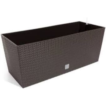 Floreira Prosperplast Rato Case - Castanho, 51,4x19,2x18,6 cm - 1