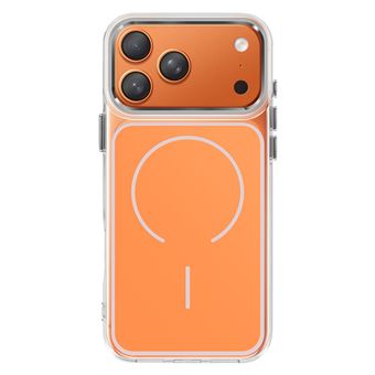 Capa Avizar para Apple iPhone 17 Pro Max | Silicone Laranja - 1