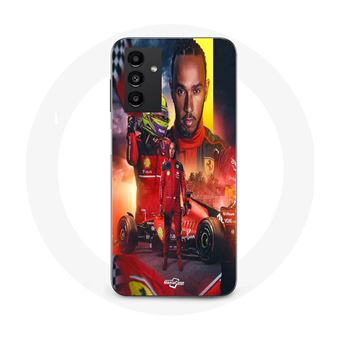 Capa Maniacase para Samsung Galaxy A14 4G Lewis Hamilton Scuderia Ferrari F1 Oficial - 1