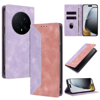 Capa FLOODKING para Honor Magic 8 Pro | Couro Premium Bicolor | Porta-Cartões | RFID | Suporte | Rosa - 1
