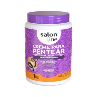Creme para Pentear Salon Line Brilho Intenso | 1 kg - 1