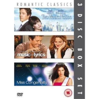 Romantic Classics 3Disc Box Set: Two Weeks Notice, Music And Lyrics And Miss Congeniality - 1