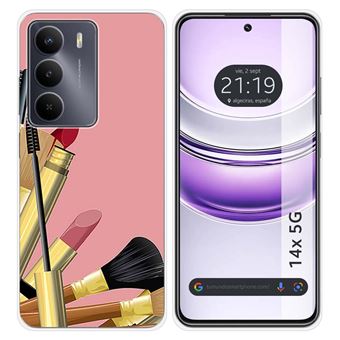 Capa de Silicone Tumundosmartphone para Realme 14x 5G | Desenhos e Designs - 1