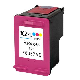 Tinteiro Printflow F6U67AE Compatível HP 302xl Cores - 1