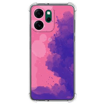 Capa Tumundosmartphone de Silicone à Prova de Choque para Oppo Reno 14 FS / 14FS 5G | Design em aquarela 07 desenhos - 1