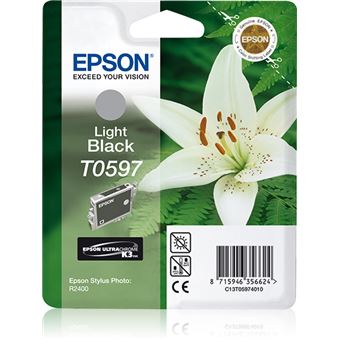 Tinteiro Epson Singlepack Light Black T0597 Ultra Chrome K3 - 1