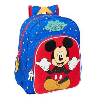 Mochila Disney Mickey Mouse Good Day 2025 | 38x32x12cm | Adaptável a Trolley - 1