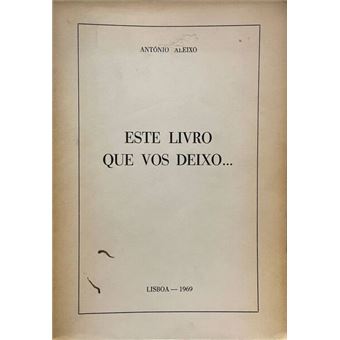 Este livro que vos deixo... [1.ª edição] - 1