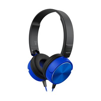 Auscultadores Havit H2178D com Cabo Jack 3.5mm - Azul - 1